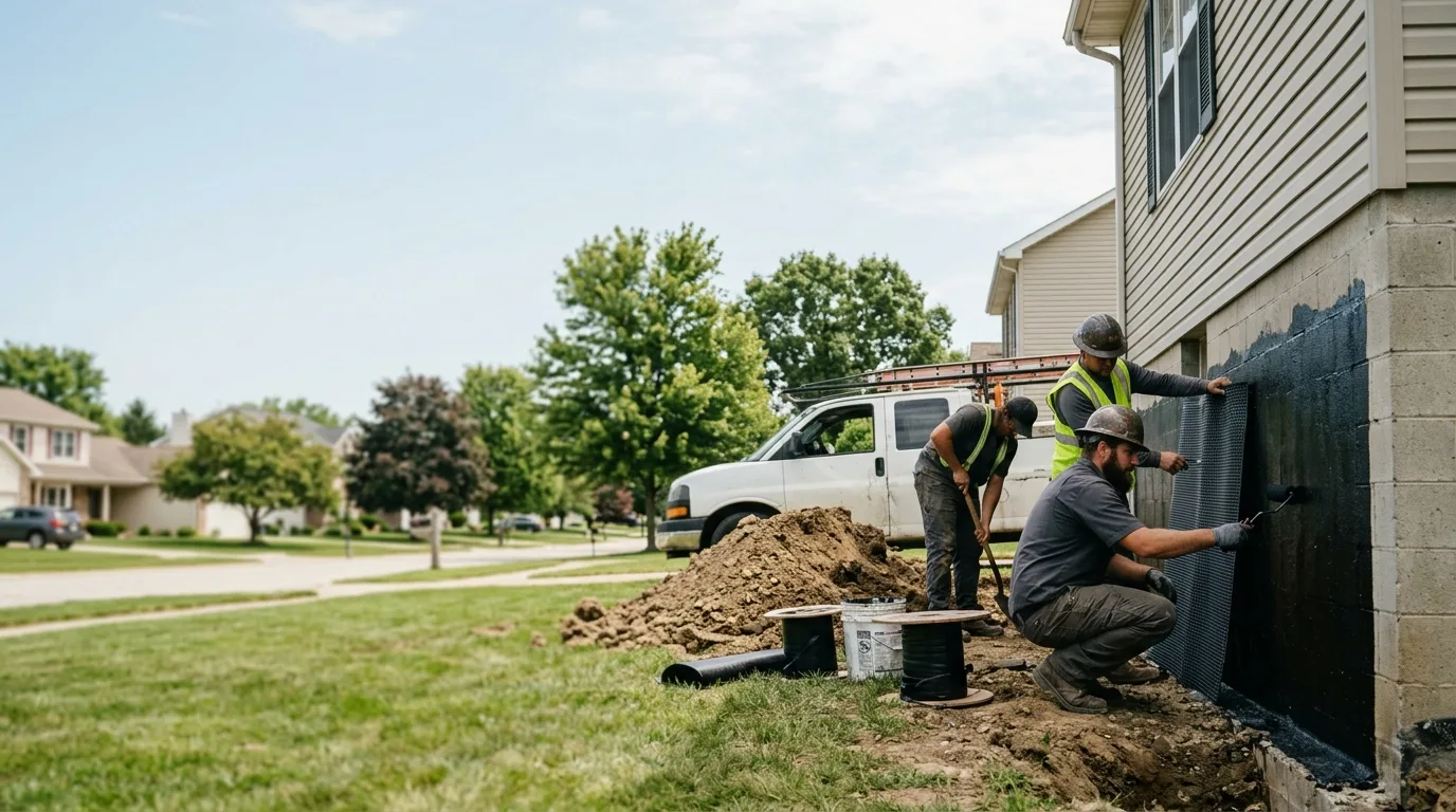 Basement Waterproofing in Daleville, IN near me